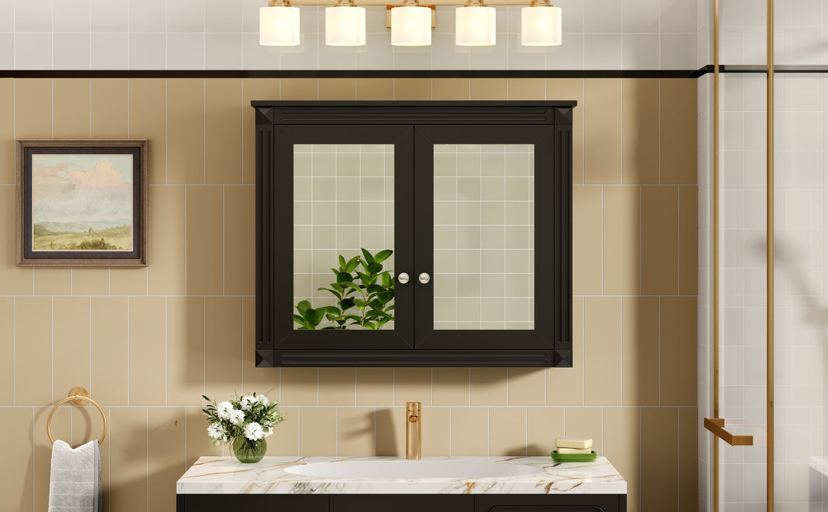 36'' x 28'' Modern Medicine Cabinet with Mirrors
