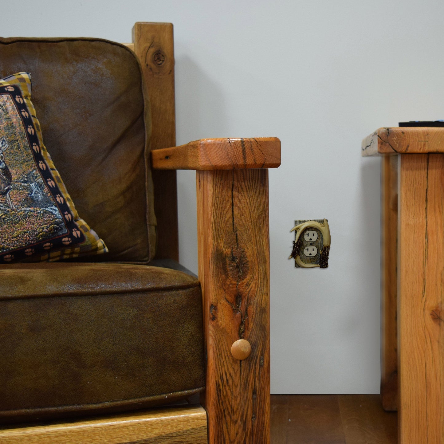 Electrical Cover Plate Single Receptacle-Antler
