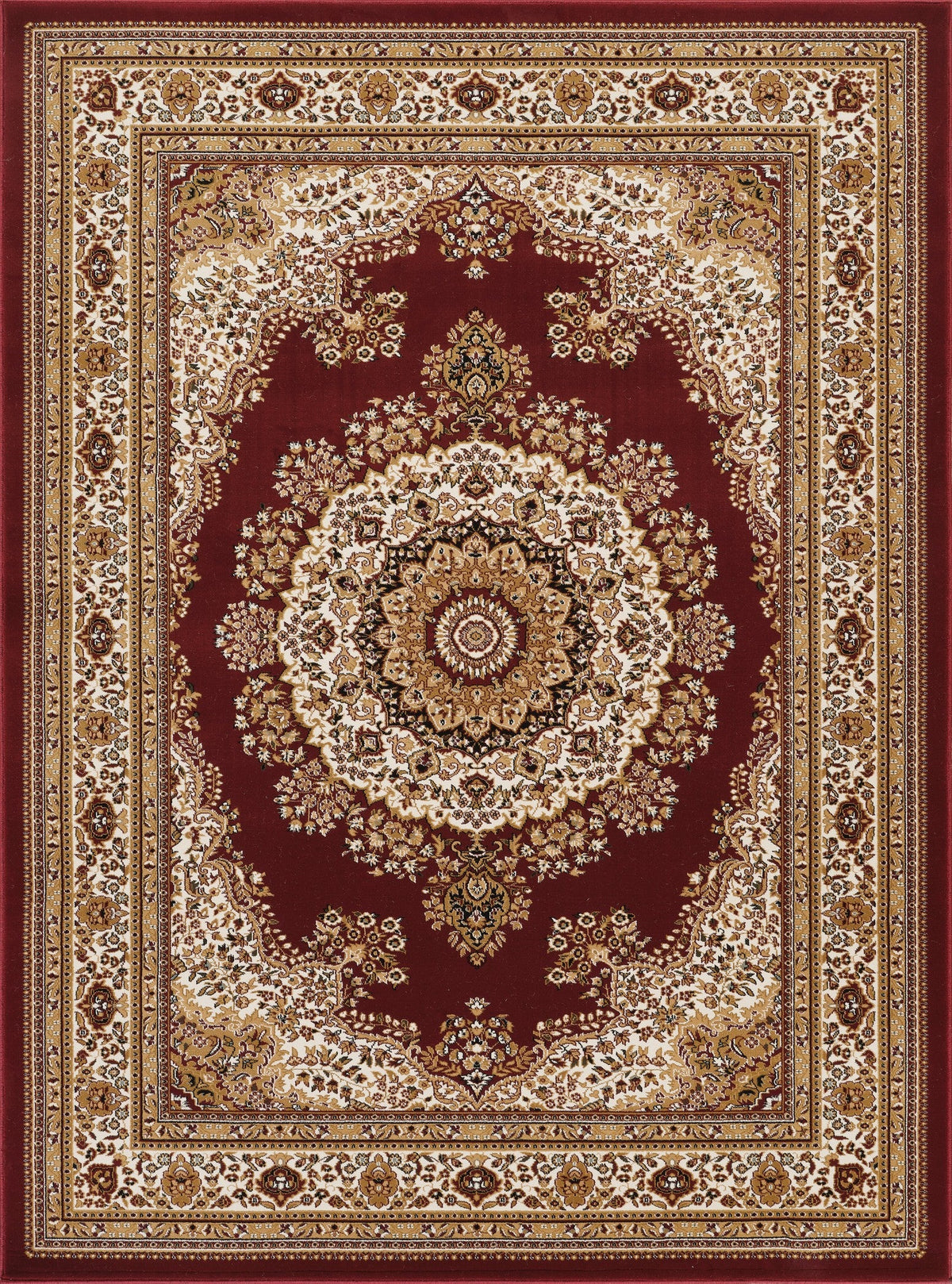 Manchester GC_HER5007 Traditional Medallion Rug