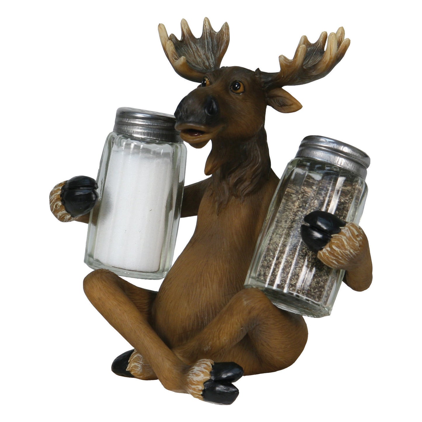 Salt and Pepper Shakers-Moose Holding