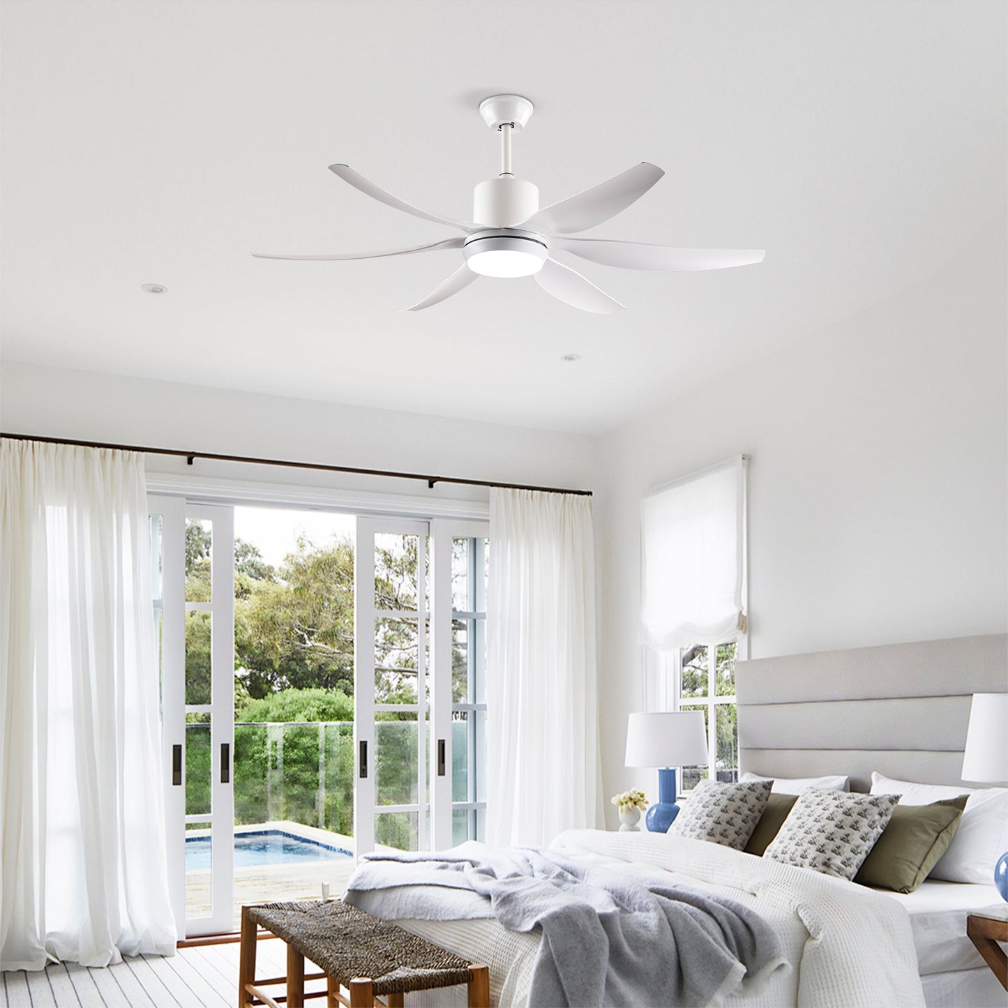 56-Inch Ceiling Fan With Light Kit