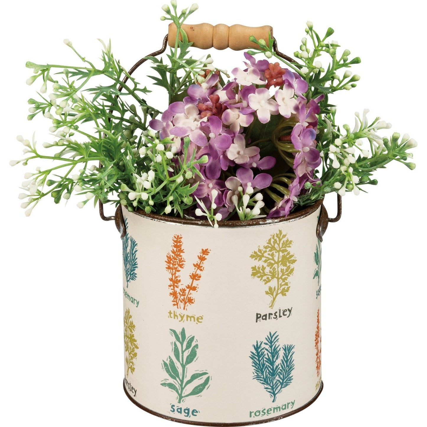 Garden Metal Bucket (Sold Separately)