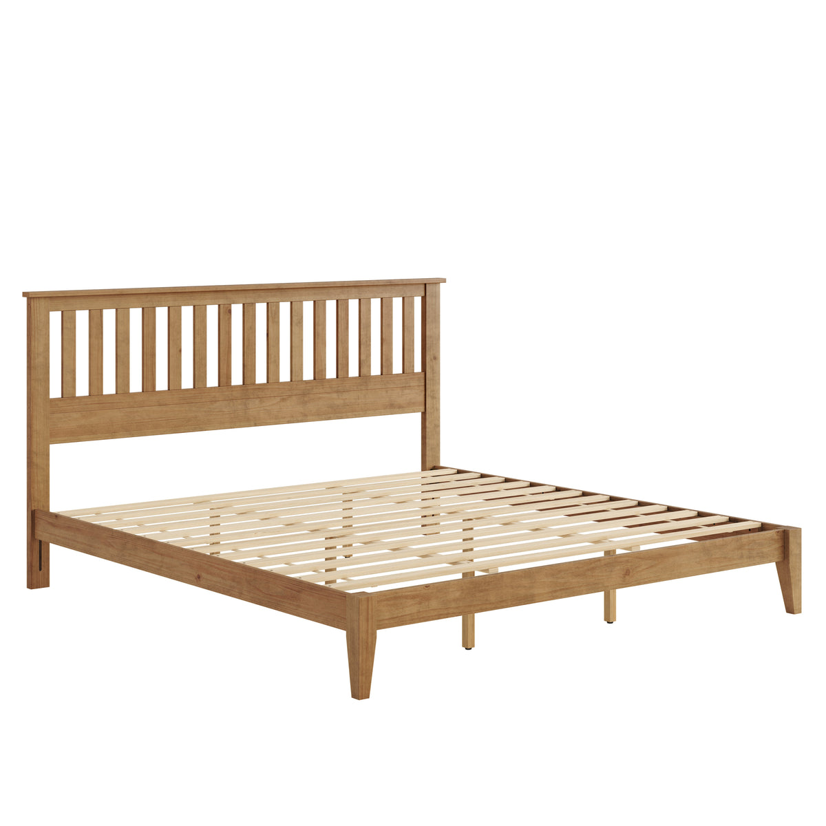 Malinda Mission Style King Panel Bed