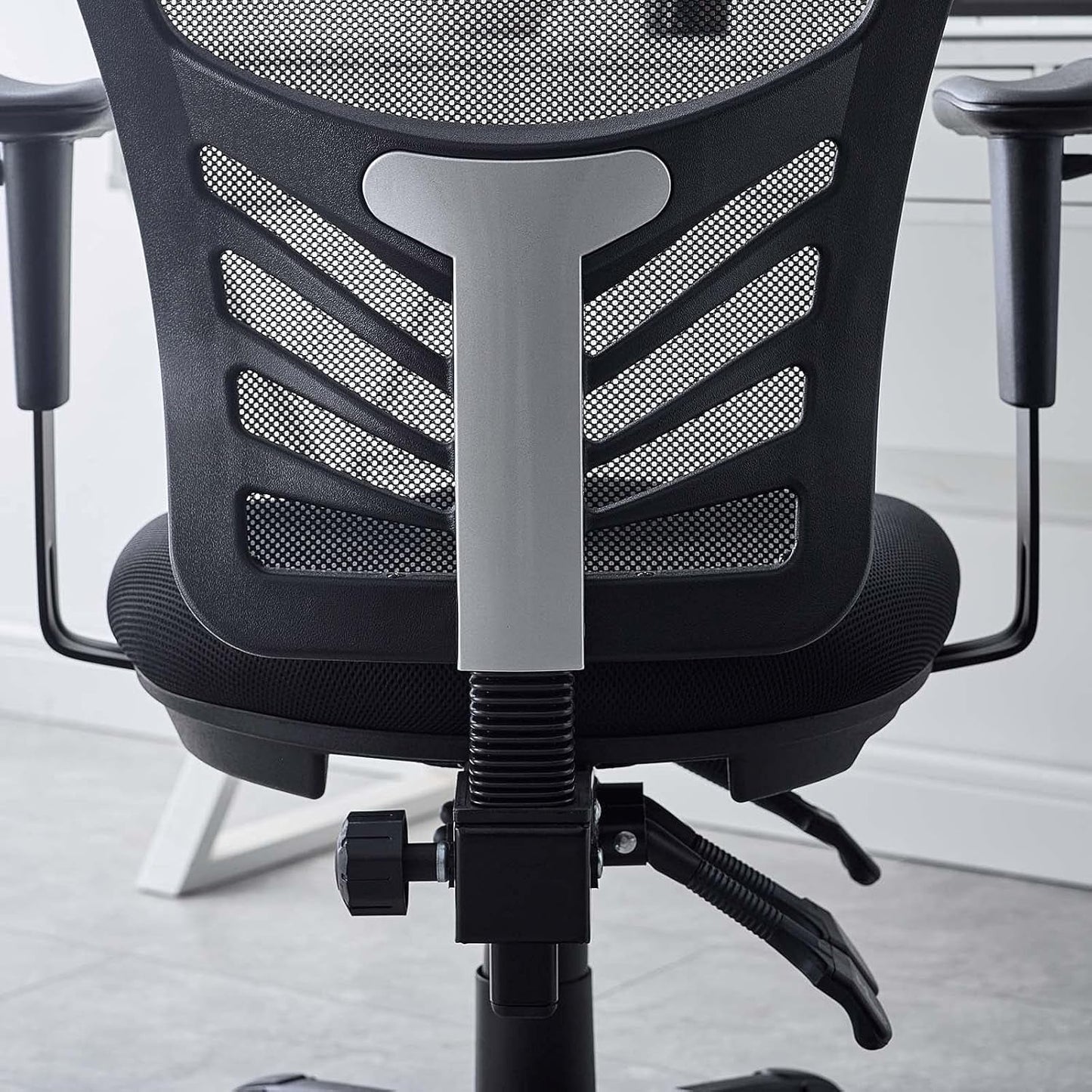 Articulate Ergonomic Mesh Office Chair Black Lumbar Support