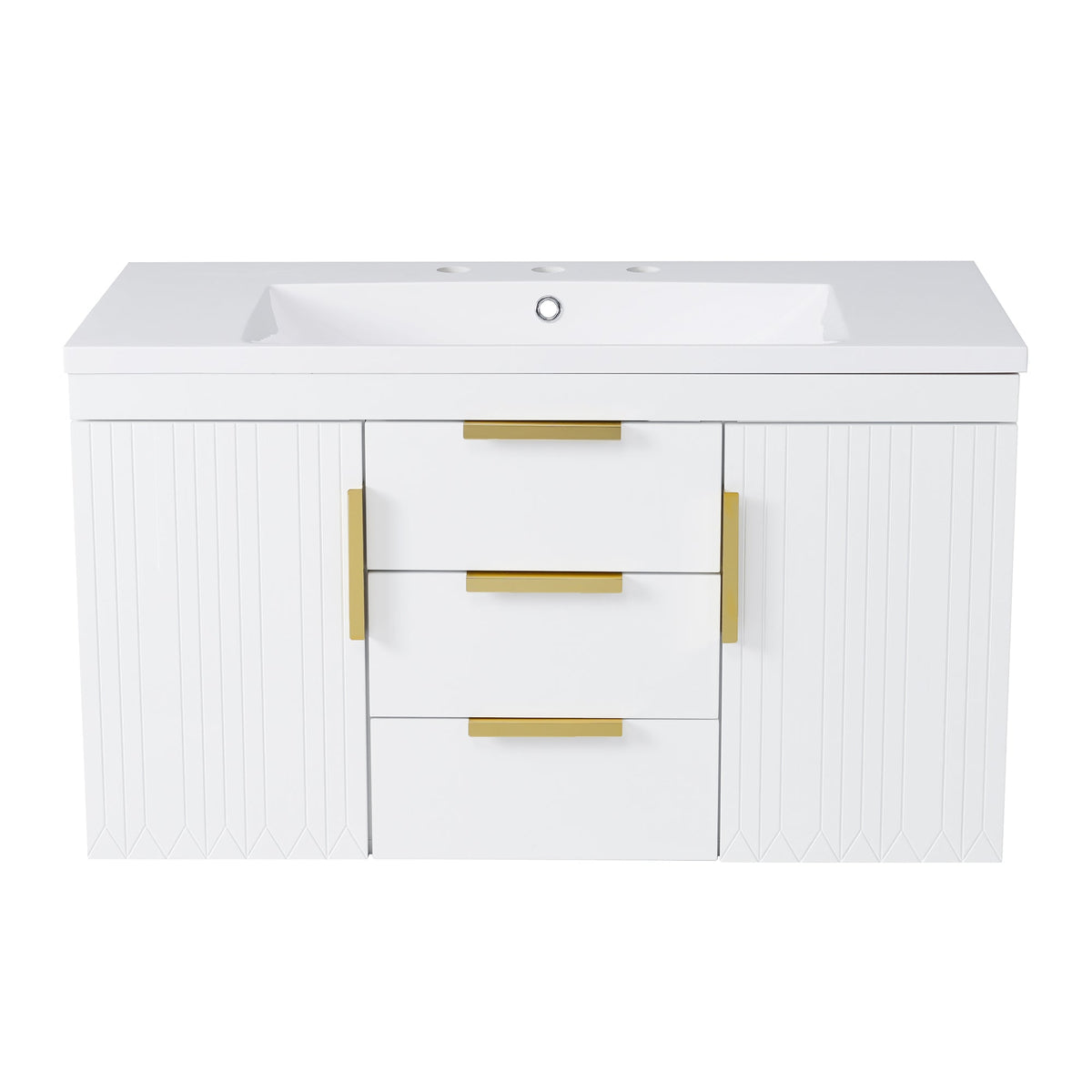 36'' Wall Mounted Bathroom Vanity