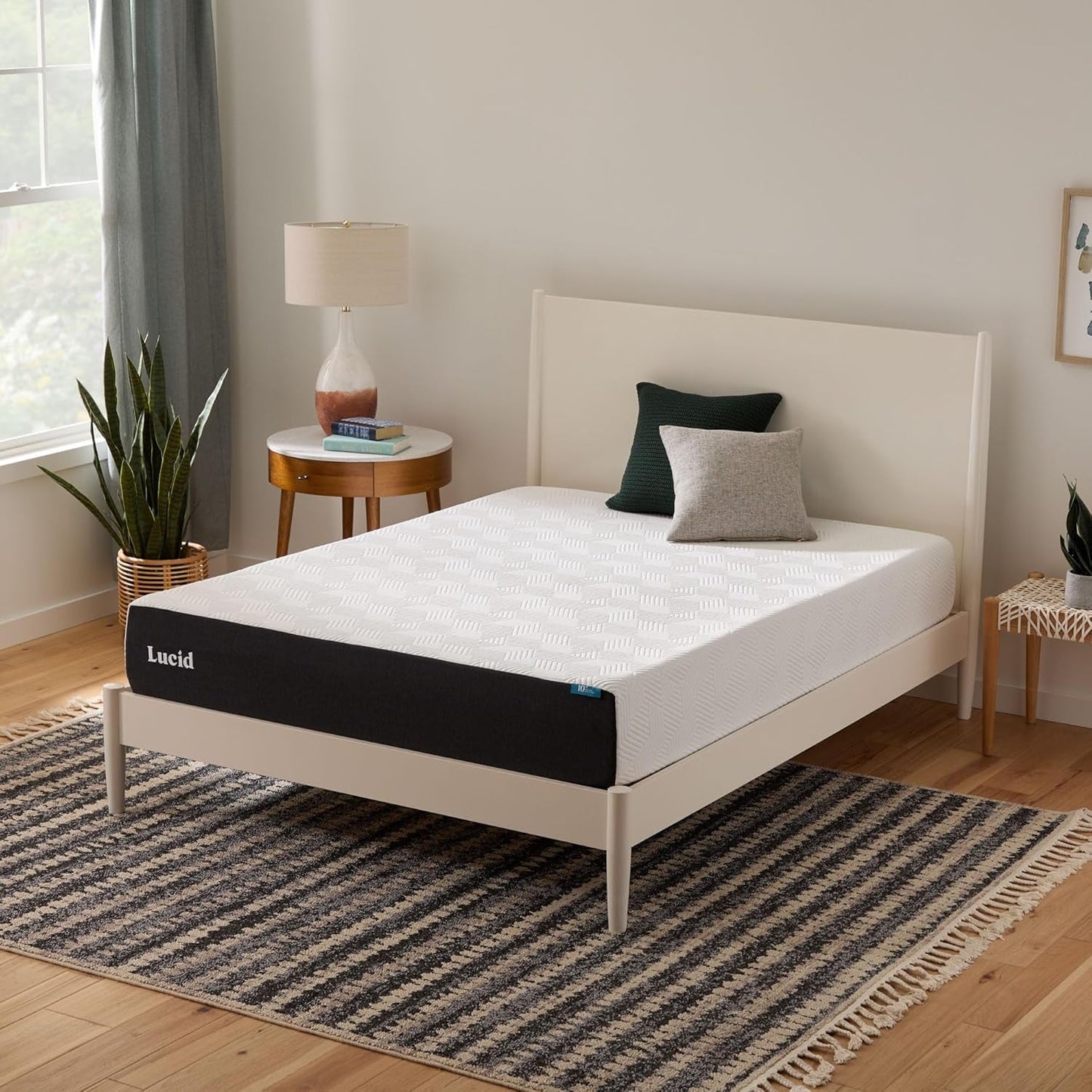 Full Size Memory Foam Mattress Bamboo Charcoal Gel Infusion