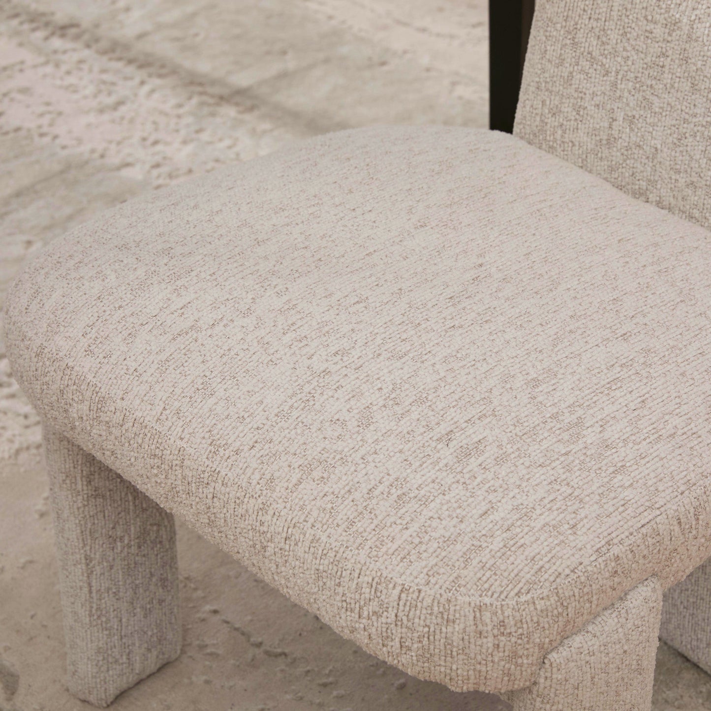 Upholstered Chenille Dining Chair Set of 4