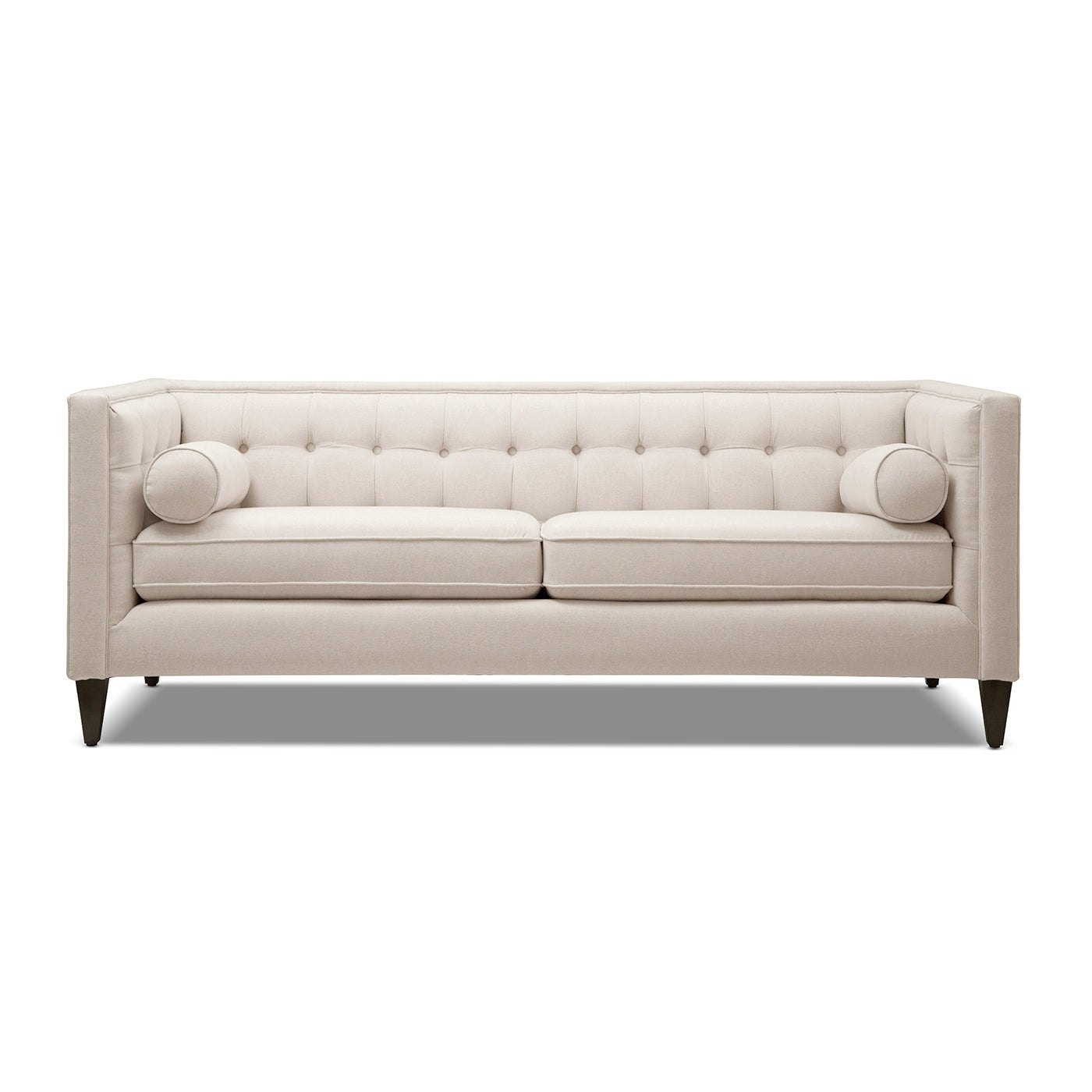 Jack 84" Modern Tuxedo Tufted Sofa, Sky Neutral