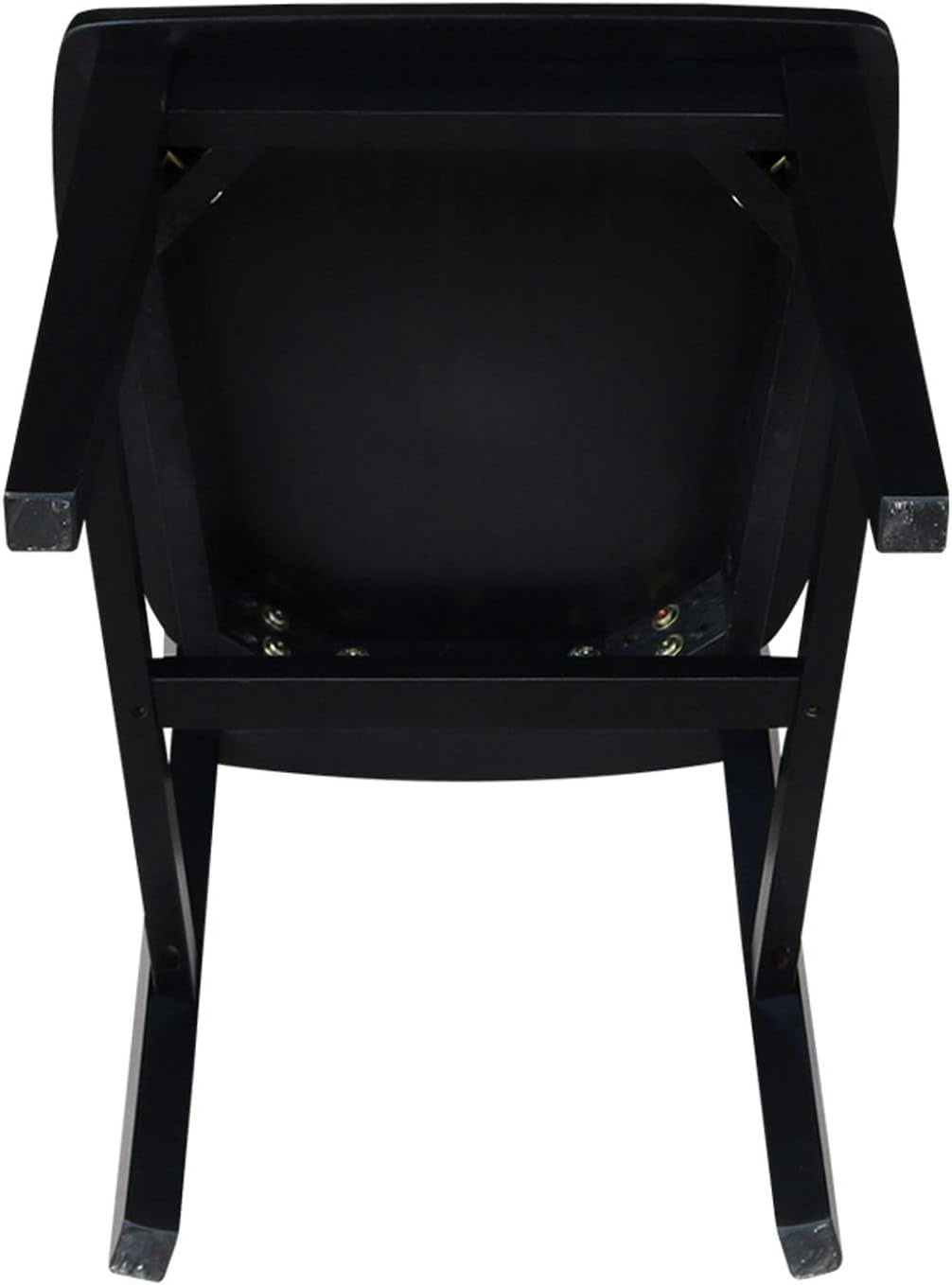 San Remo Splatback Dining Chairs Set Of Two, Black