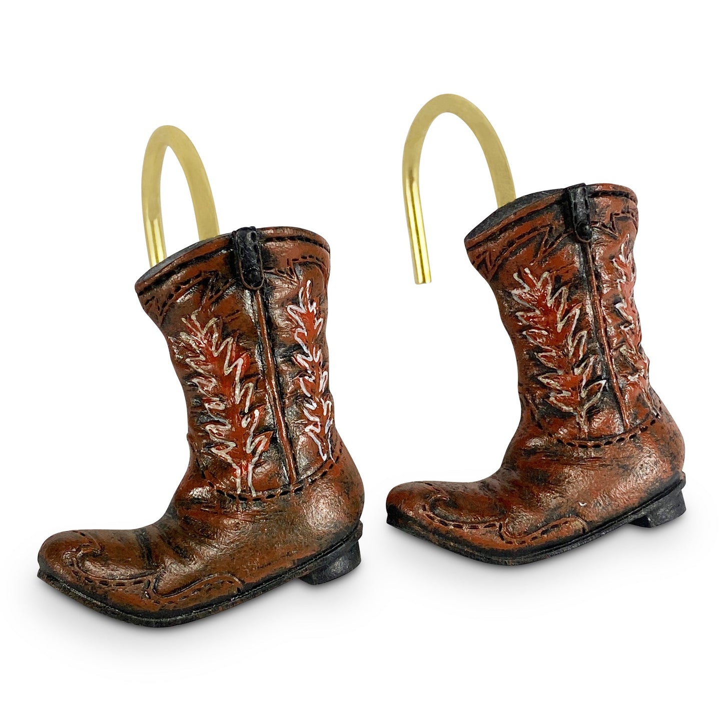 Shower Curtain Hooks-Cowboy Boot