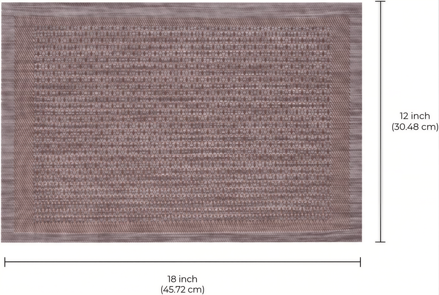 Vinyl Placemats - Heat Resistant, Scratch Resistant Table Protectors for Kitchen Decor