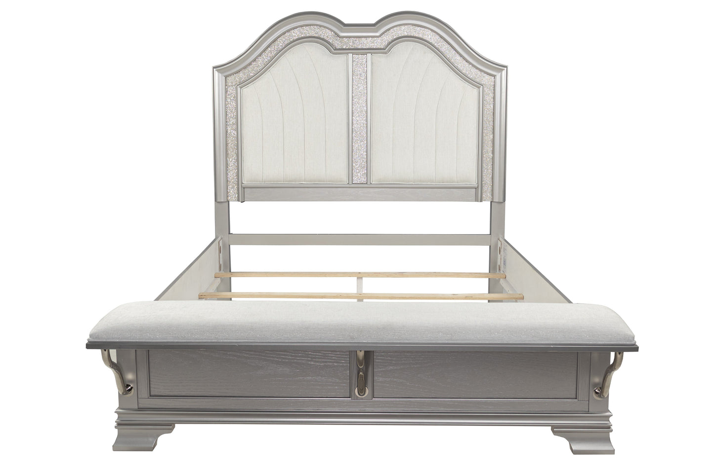 Contemporary Elegant Queen Size Bed 3pc Set