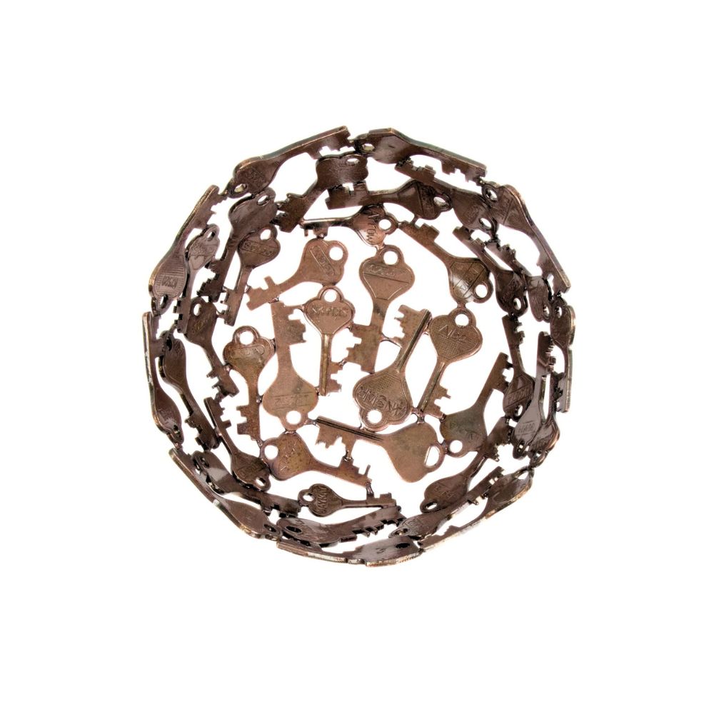 Antiqued Key Small Bowl