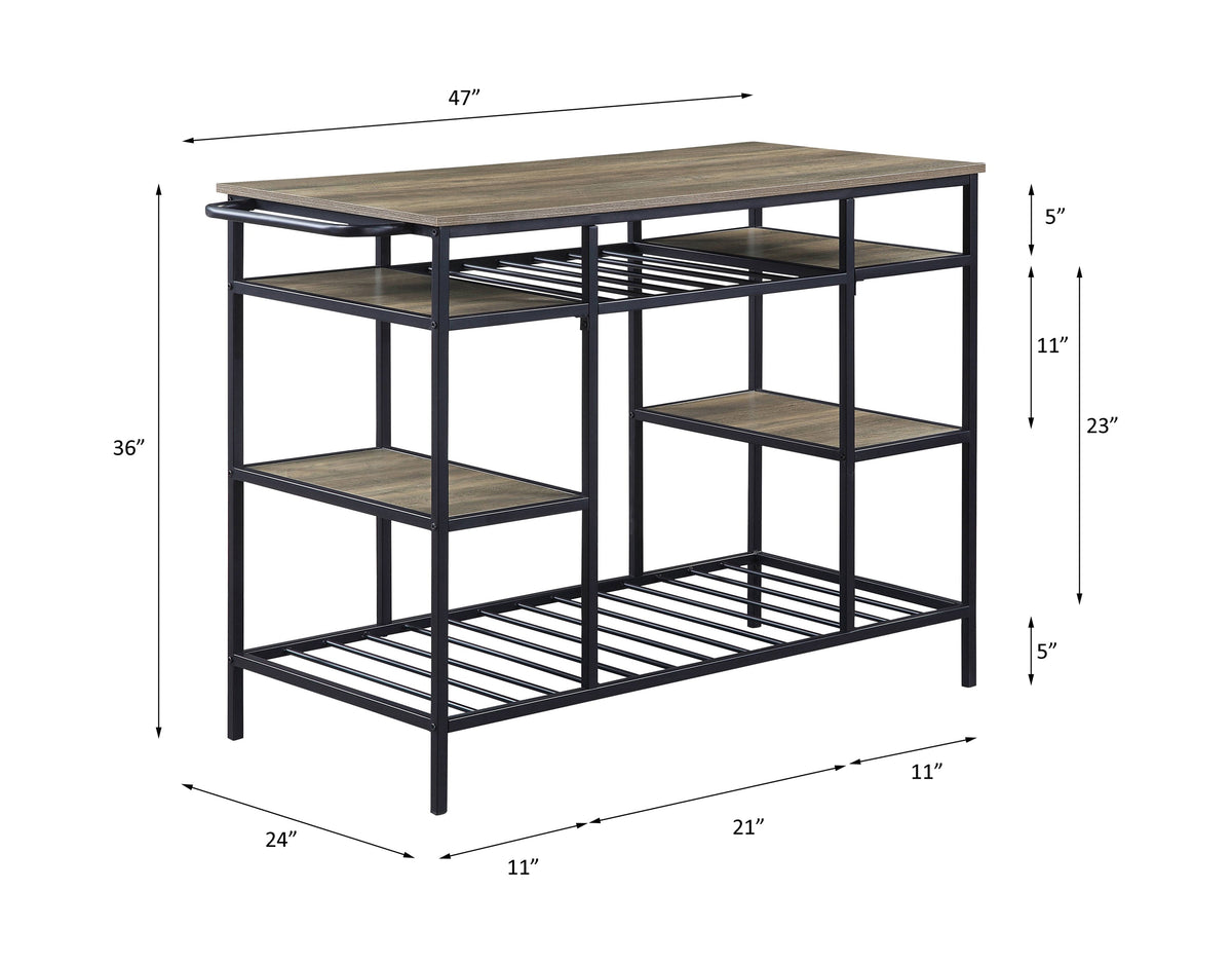 Lona Rustic Kitchen Island