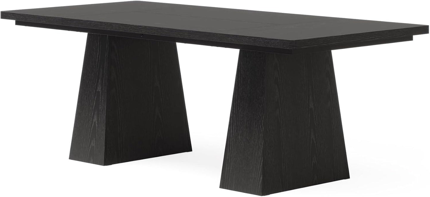 63-Inch Modern Executive Desk Featuring Dual Pedestal