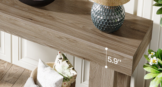 63 Inches Farmhouse Console Table
