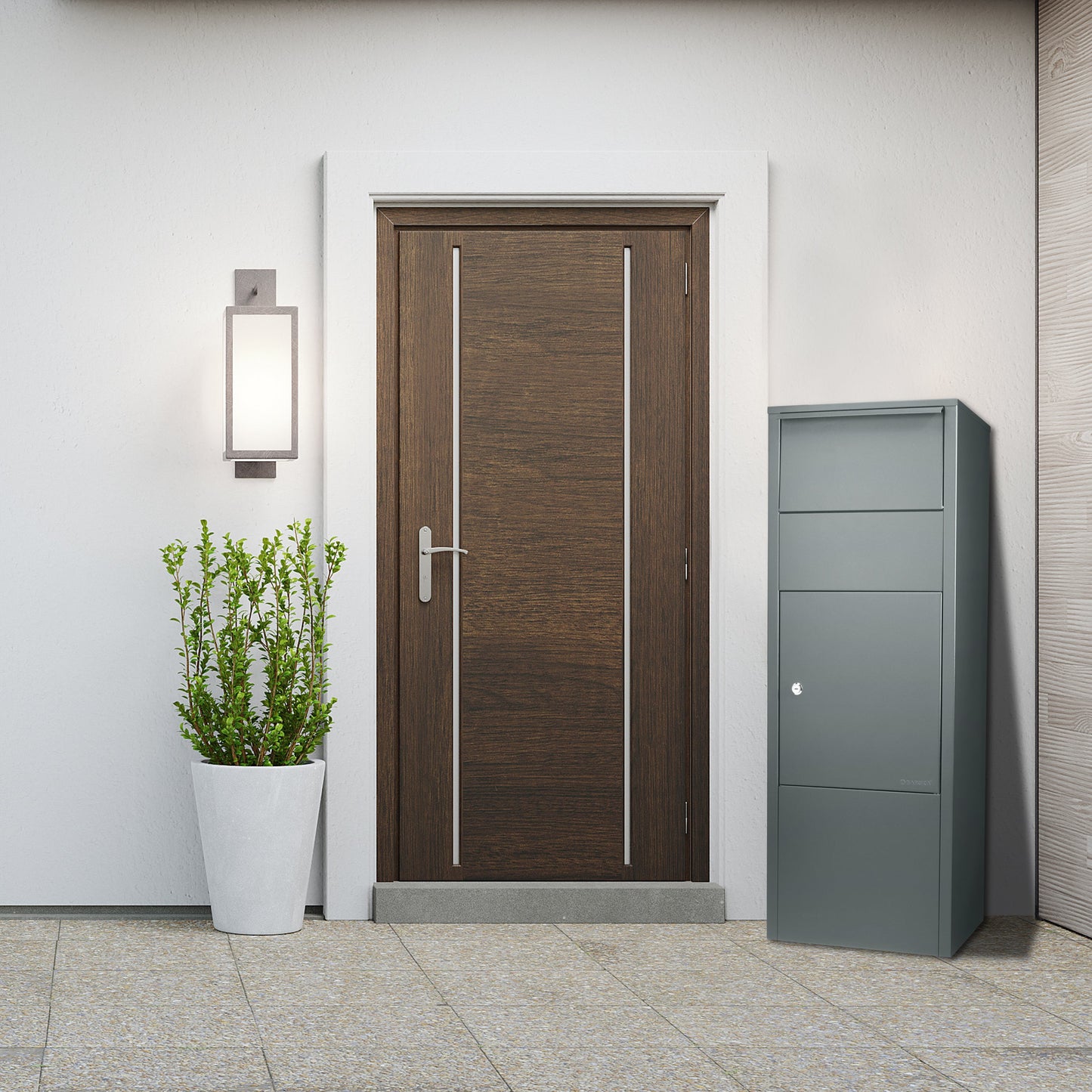 Large Single Compartment Locking Parcel Drop Box