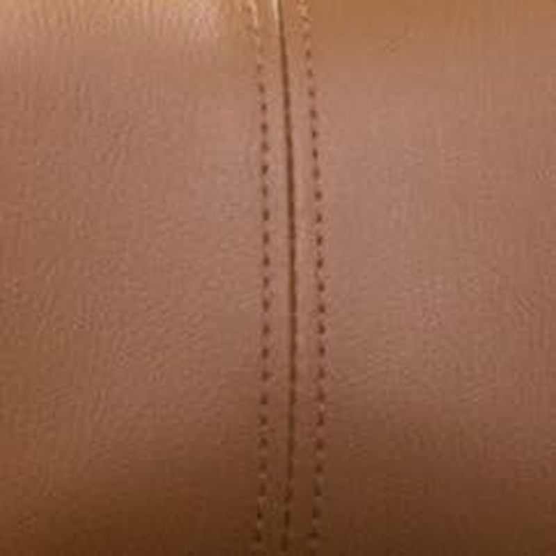 Masaccio Bar Stool Caramel Leatherette Adjustable Height