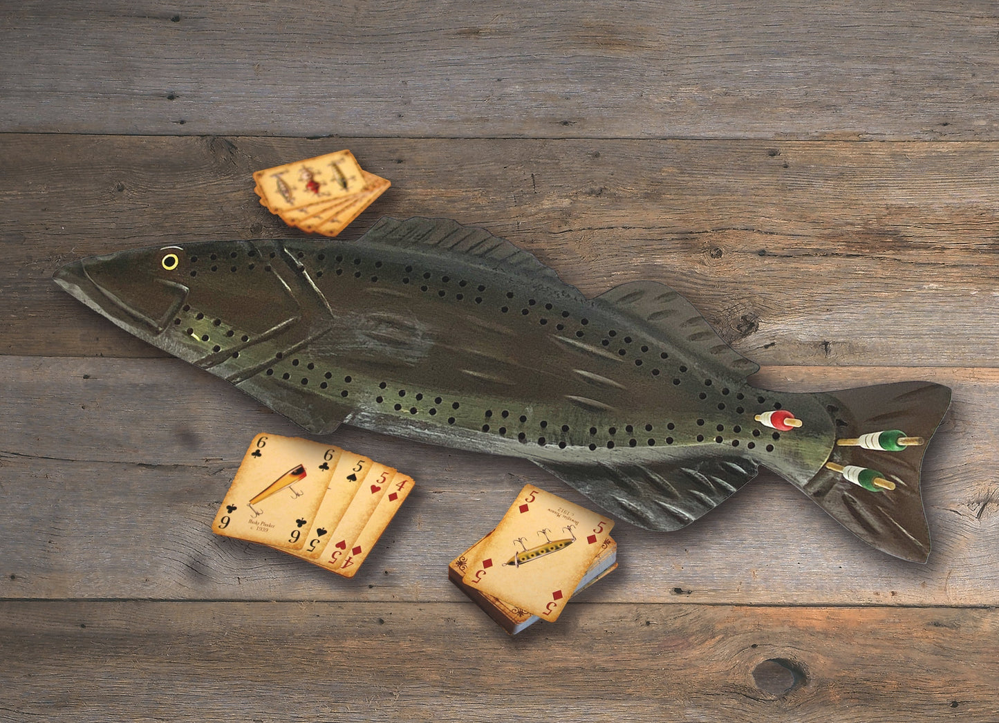 Cribbage Board-Fish