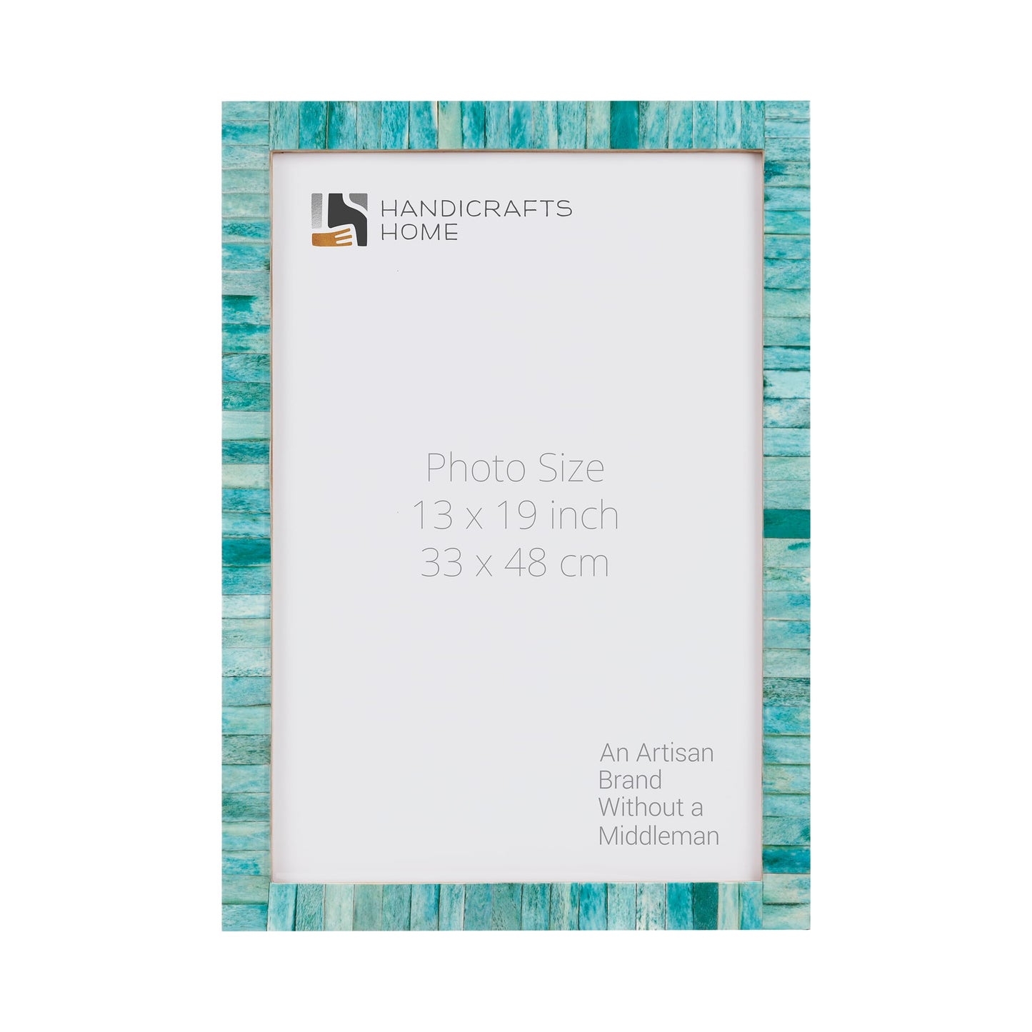 Poster Picture Frame Classic Pattern Bone Inlay Collection in 5 Sizes, Green