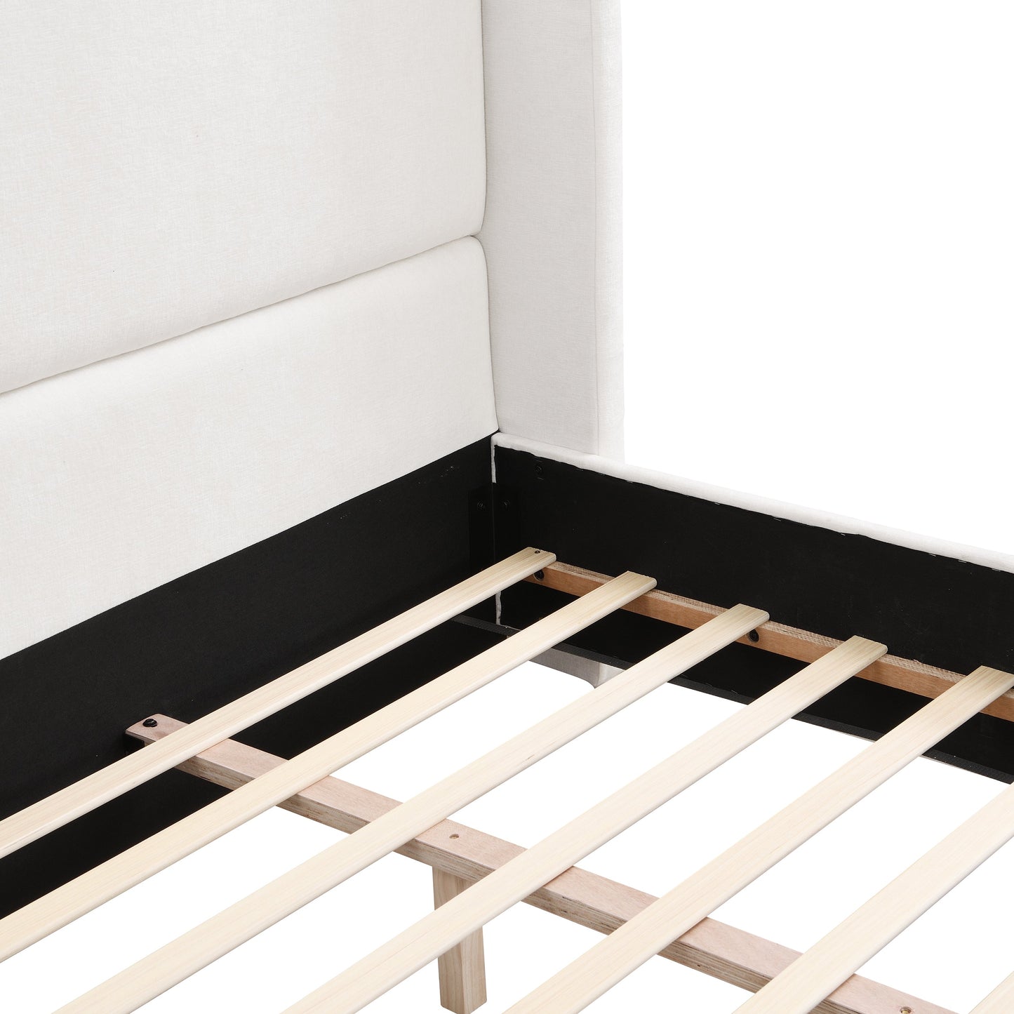 Elegant Wingback Bed