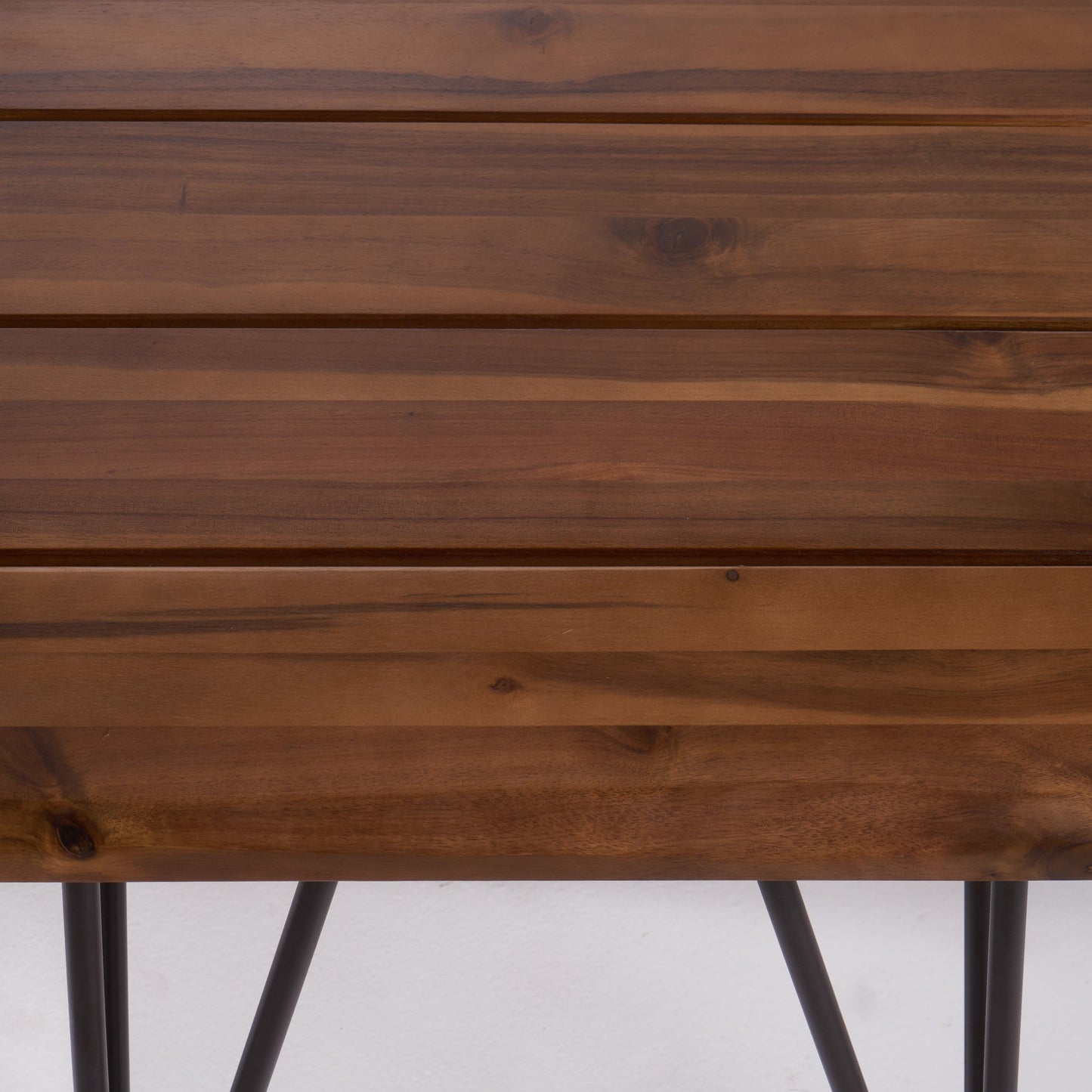 Zion Industrial Wood And Metal Accent Table