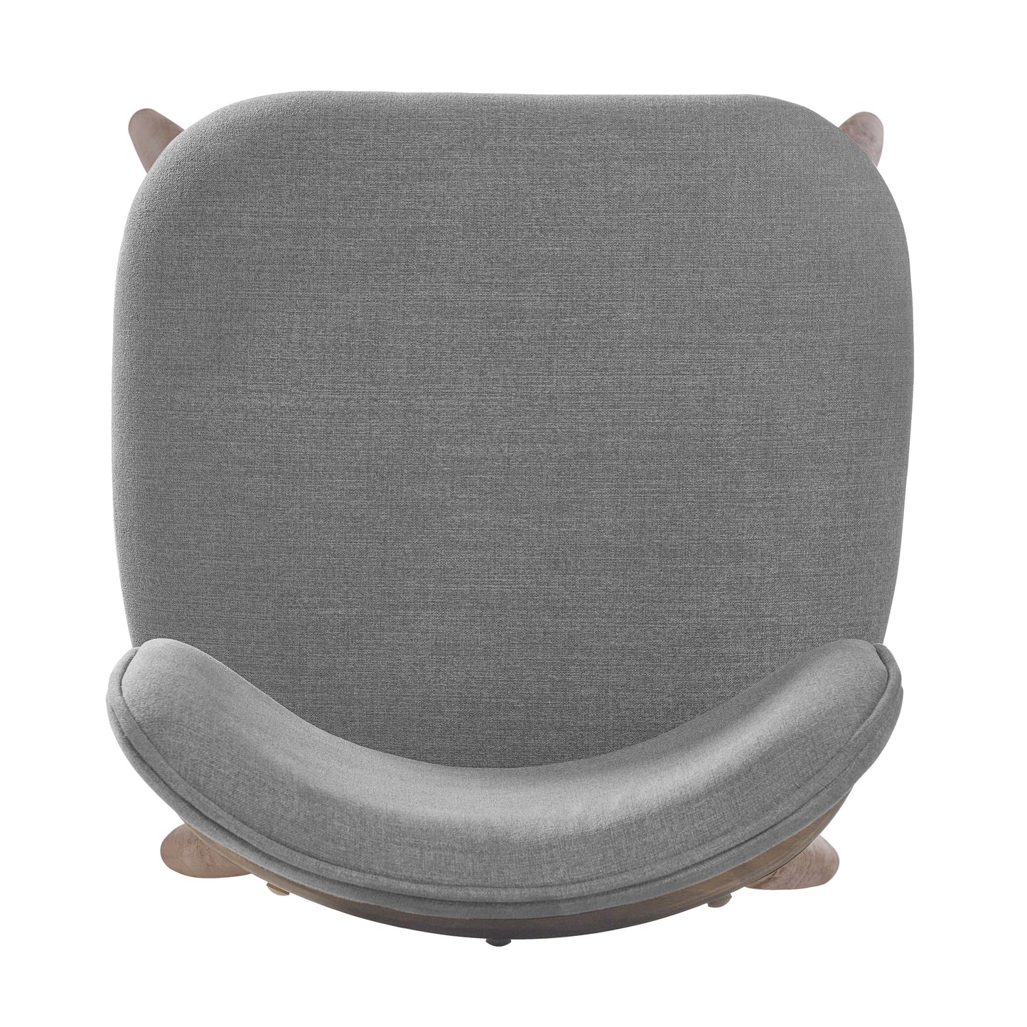 25.7 Inch Seat Height Fabric & Rubberwood Bar Stool
