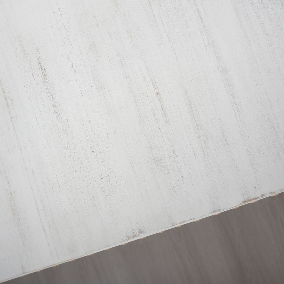 Washed White Console Table