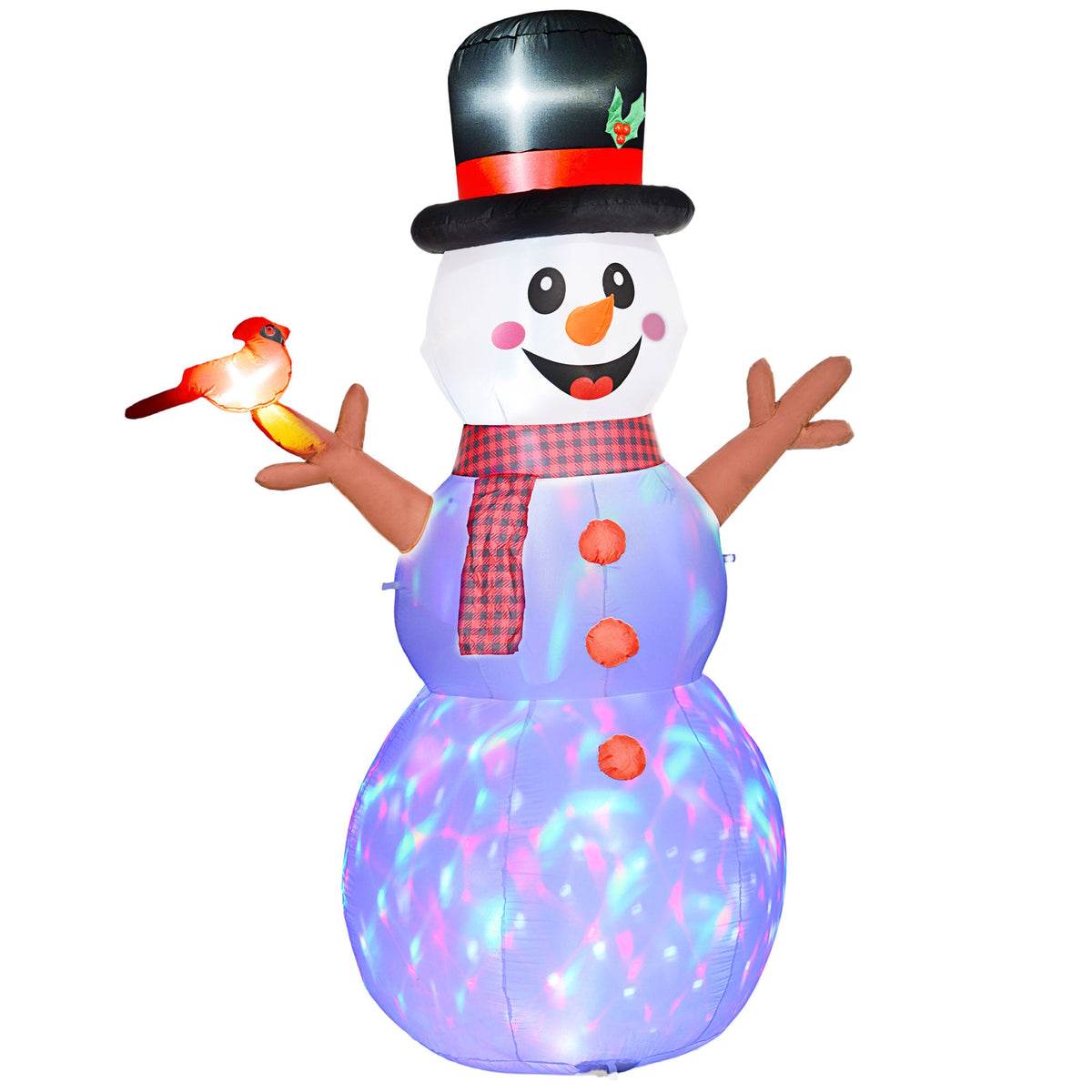 Outsunny 7.9' Christmas Inflatable Snowman