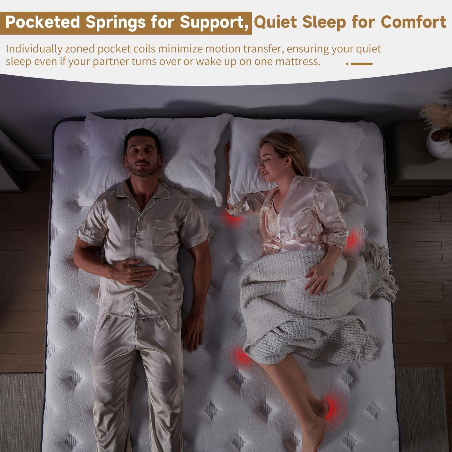 Highly Breathable Full Size Memory Foam Mattress 12Inches