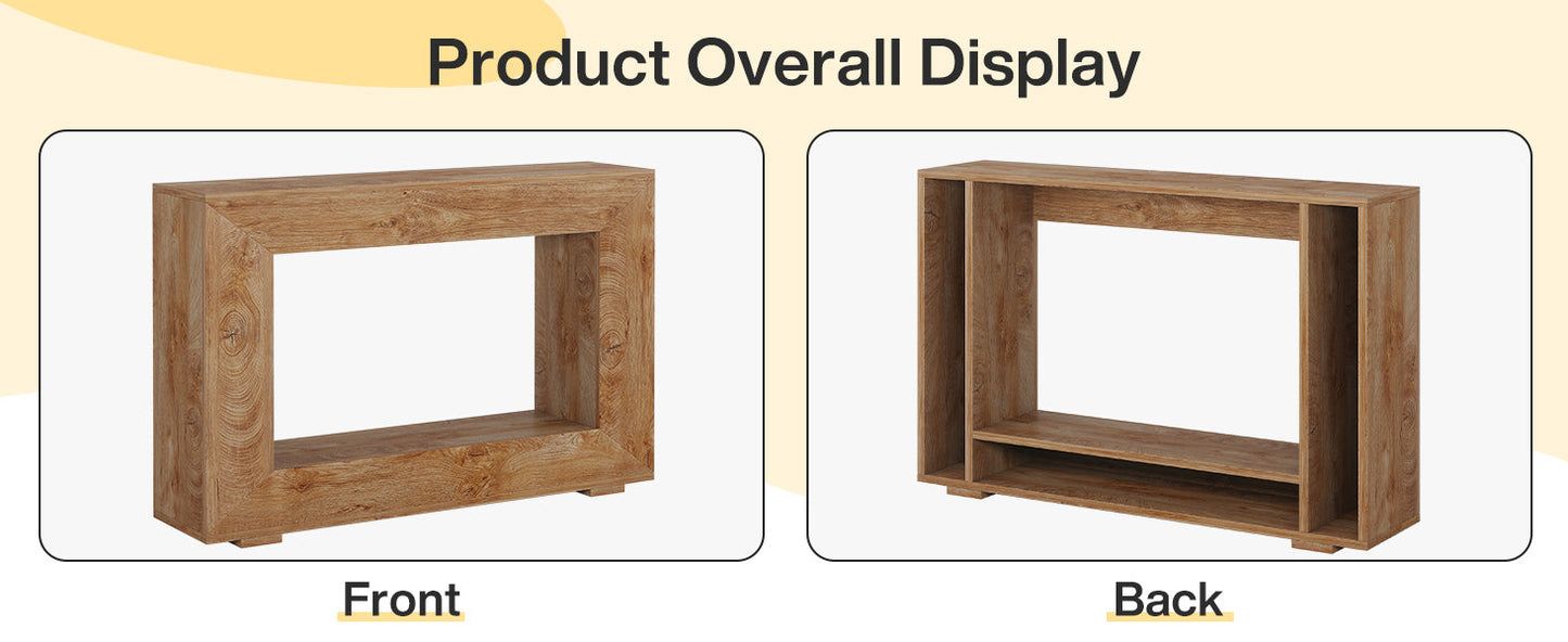 47 Inches Farmhouse Console Table with Storage