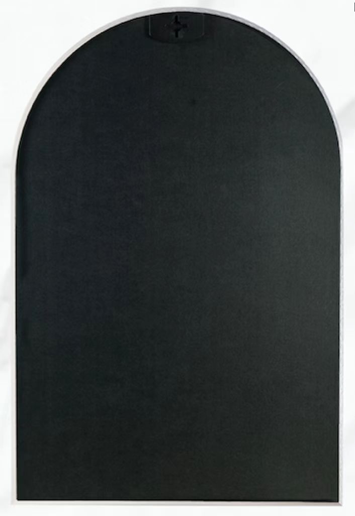 24x36 Inch Gold Metal Framed Arched Mirror
