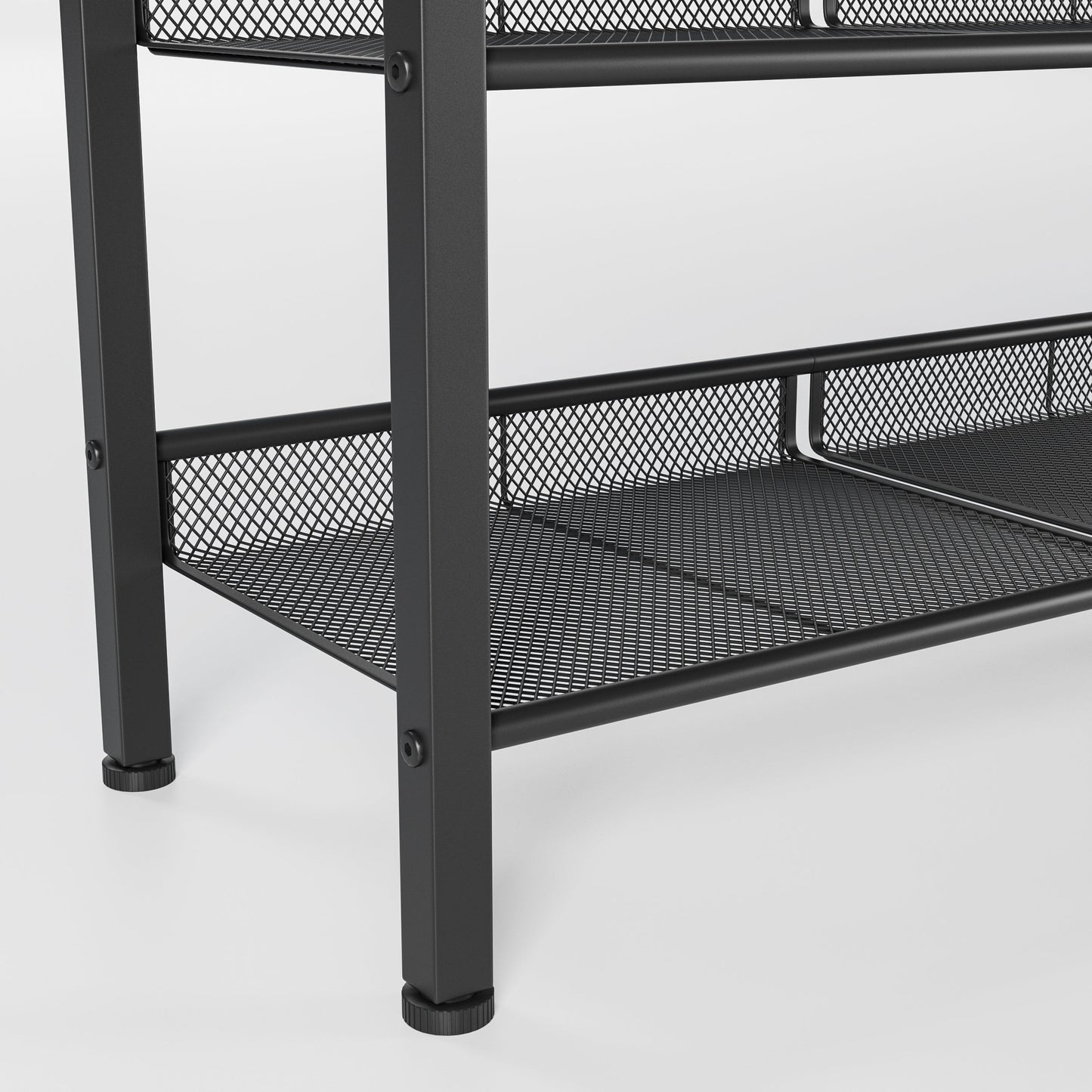 Industrial Shoe Rack - Adjustable 5-Layer Storage Solution
