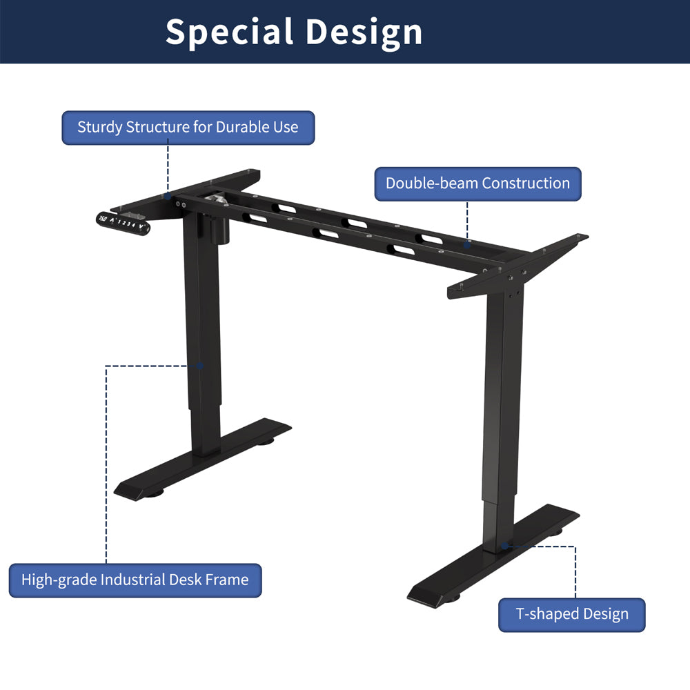 Polaris 55" x 24" Electric Standing Desk