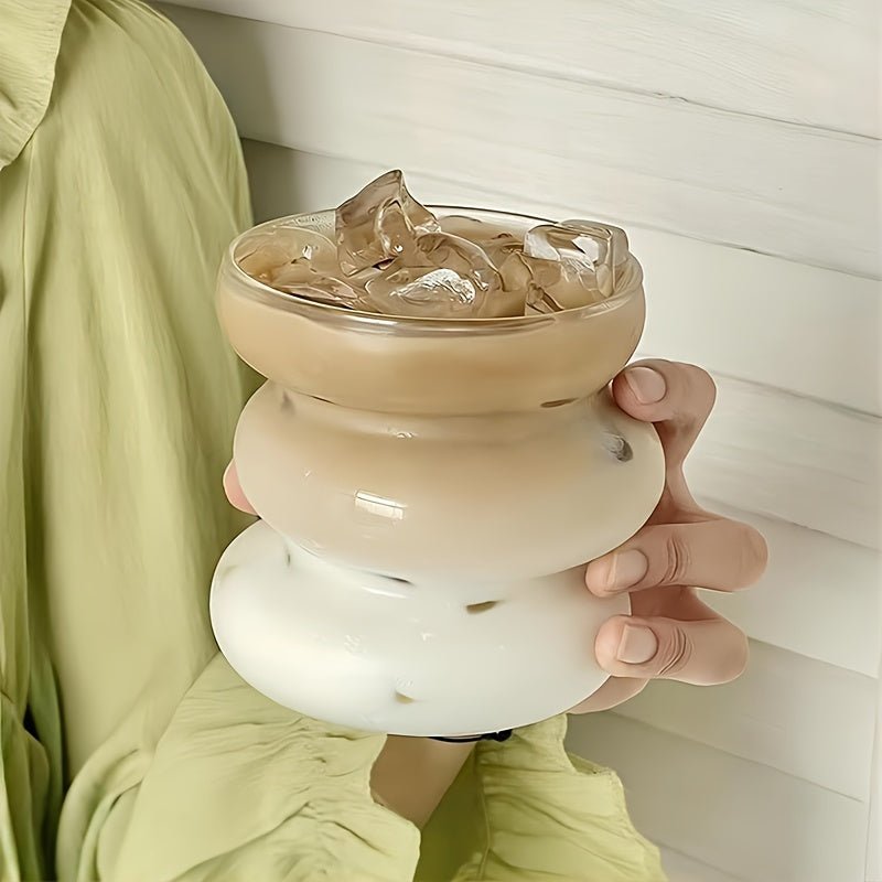 Modern Wavy Glass Cups