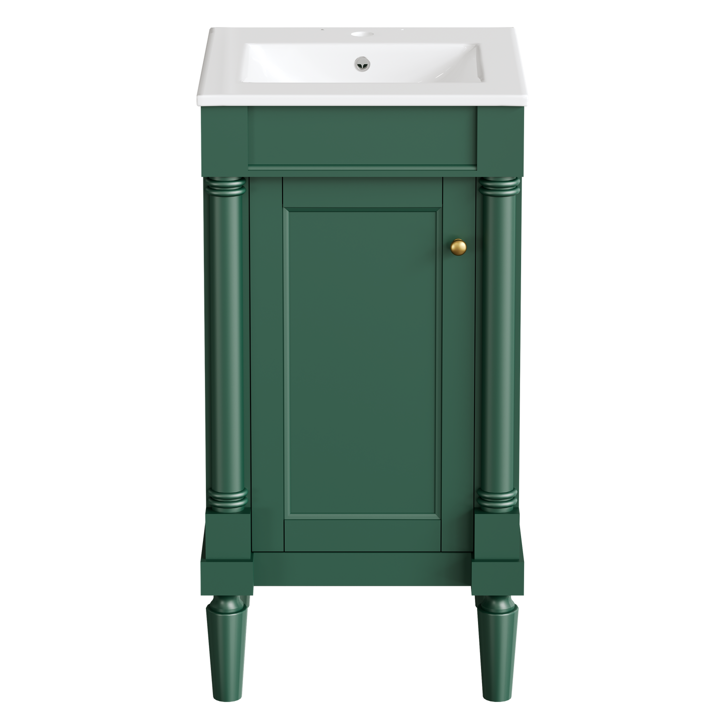 18" French Style Bathroom Cabinet with Storage