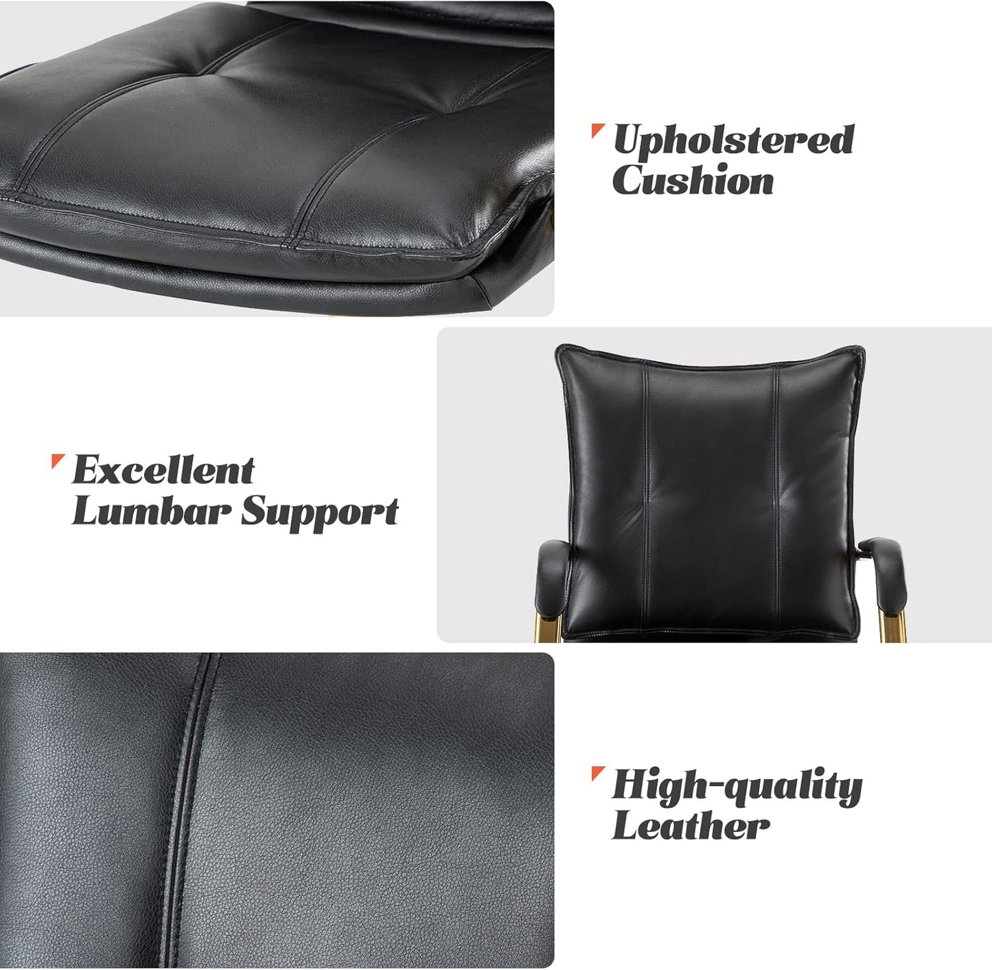 Black Office Desk Chair With Adjustable Height Elegant