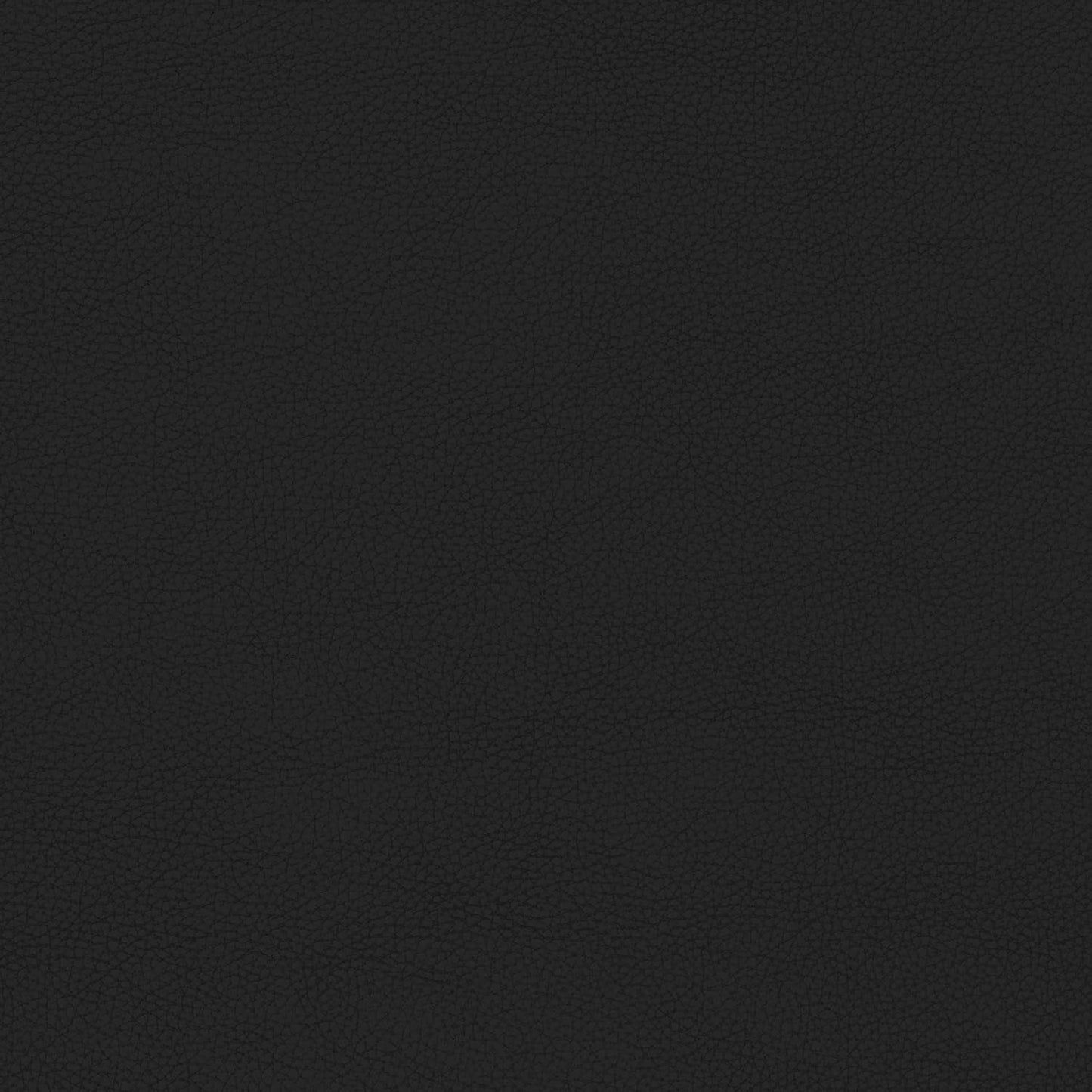 Armless Swivel Task Chair Black Faux Leather Brass Frame