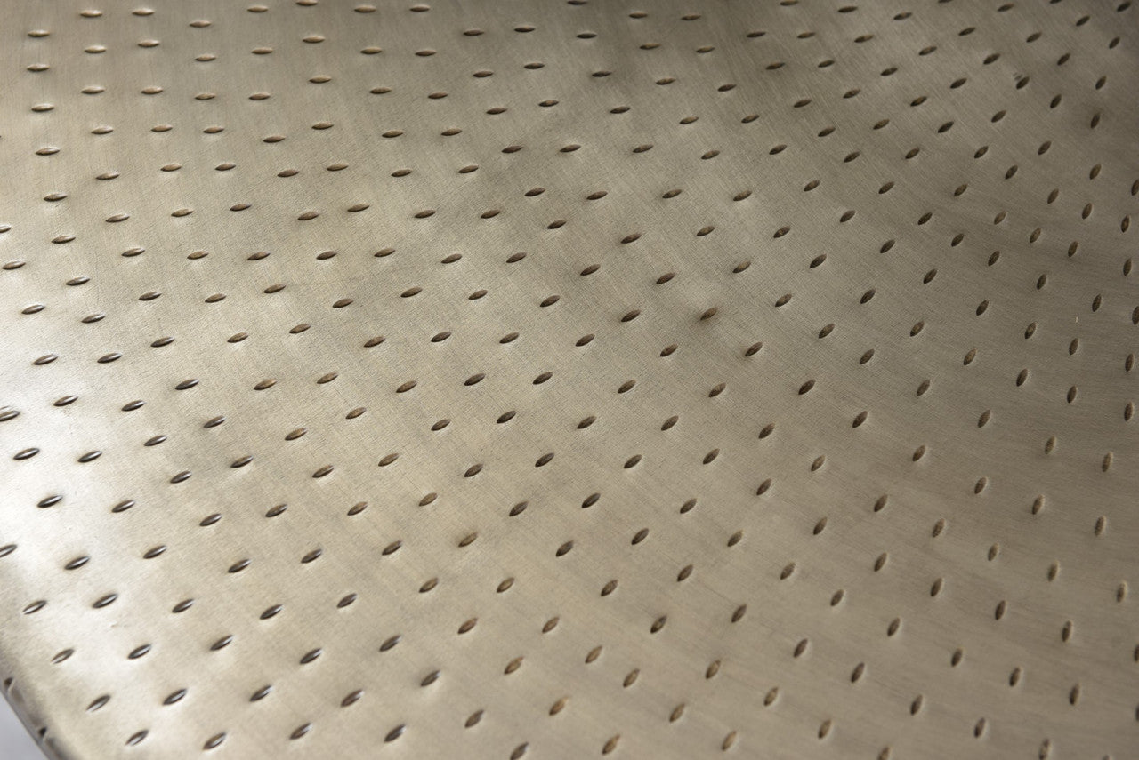 Drum Alevi silver Iron Coffee Table