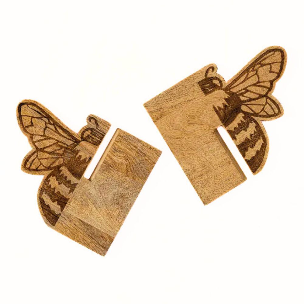 Bee Open Book Stand Holder
