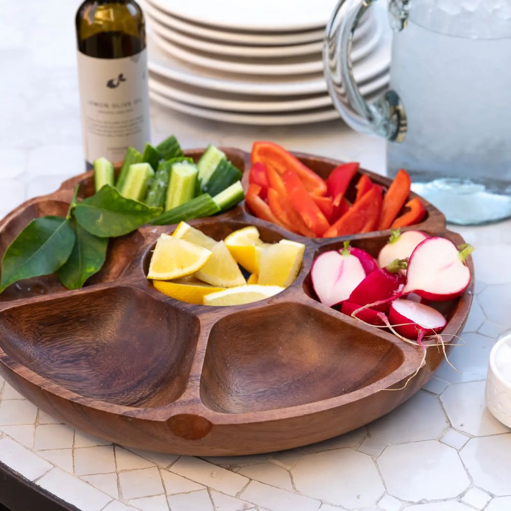 Acacia Wood Vegetable Platter