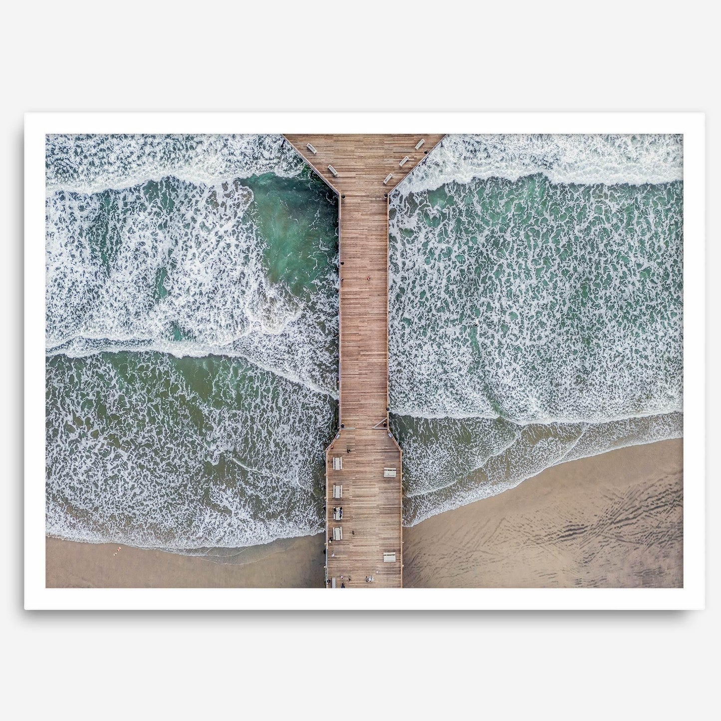 Aerial Ocean Pier