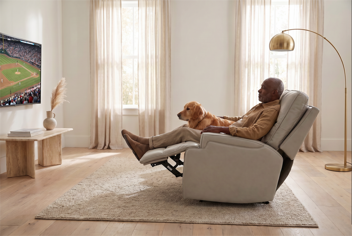 Atlas Fog 2-Piece Power Reclining Sofa Set