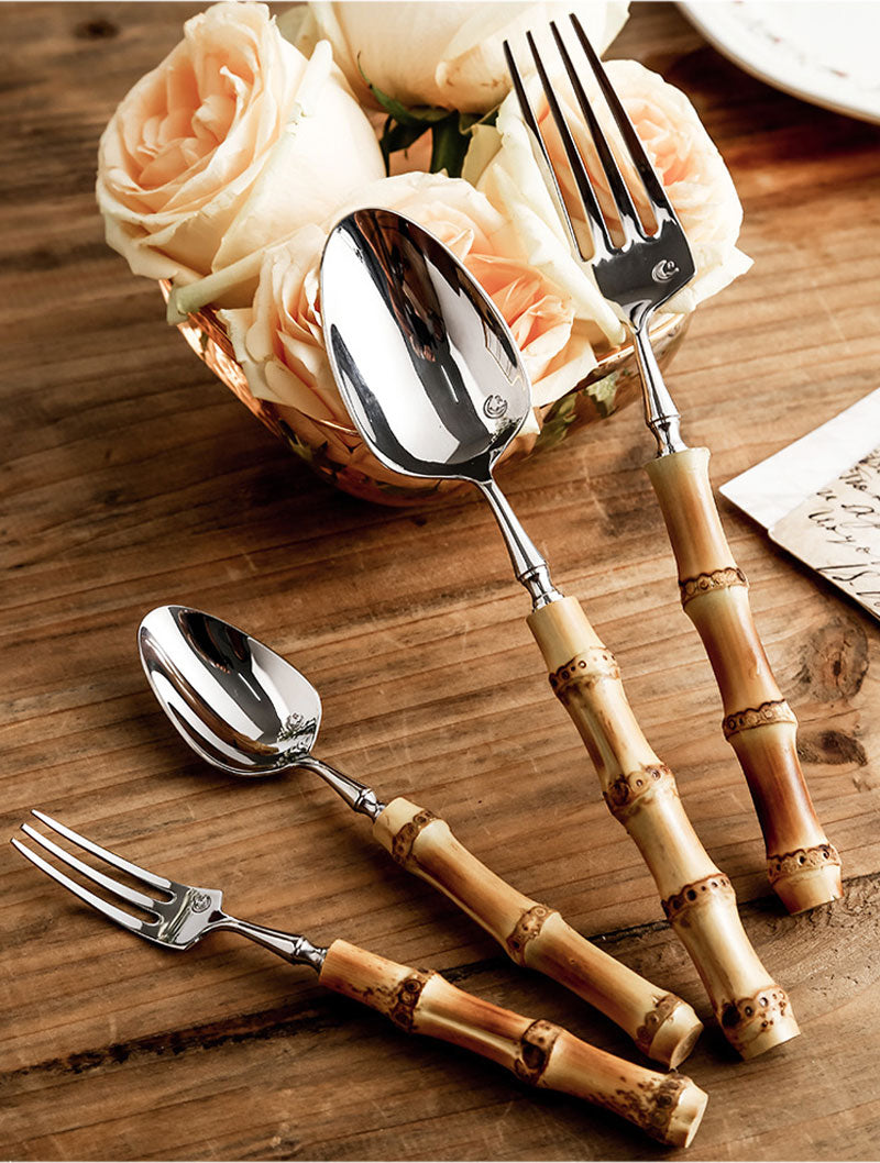 Aurora Nature-Inspired Bamboo Cutlery Set