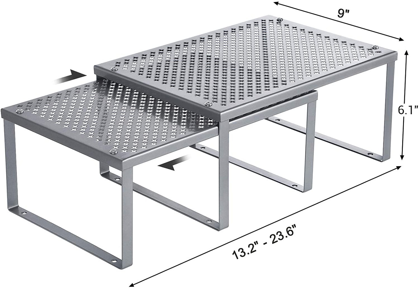 Cabinet Shelf Organizer, Stackable, Expandable