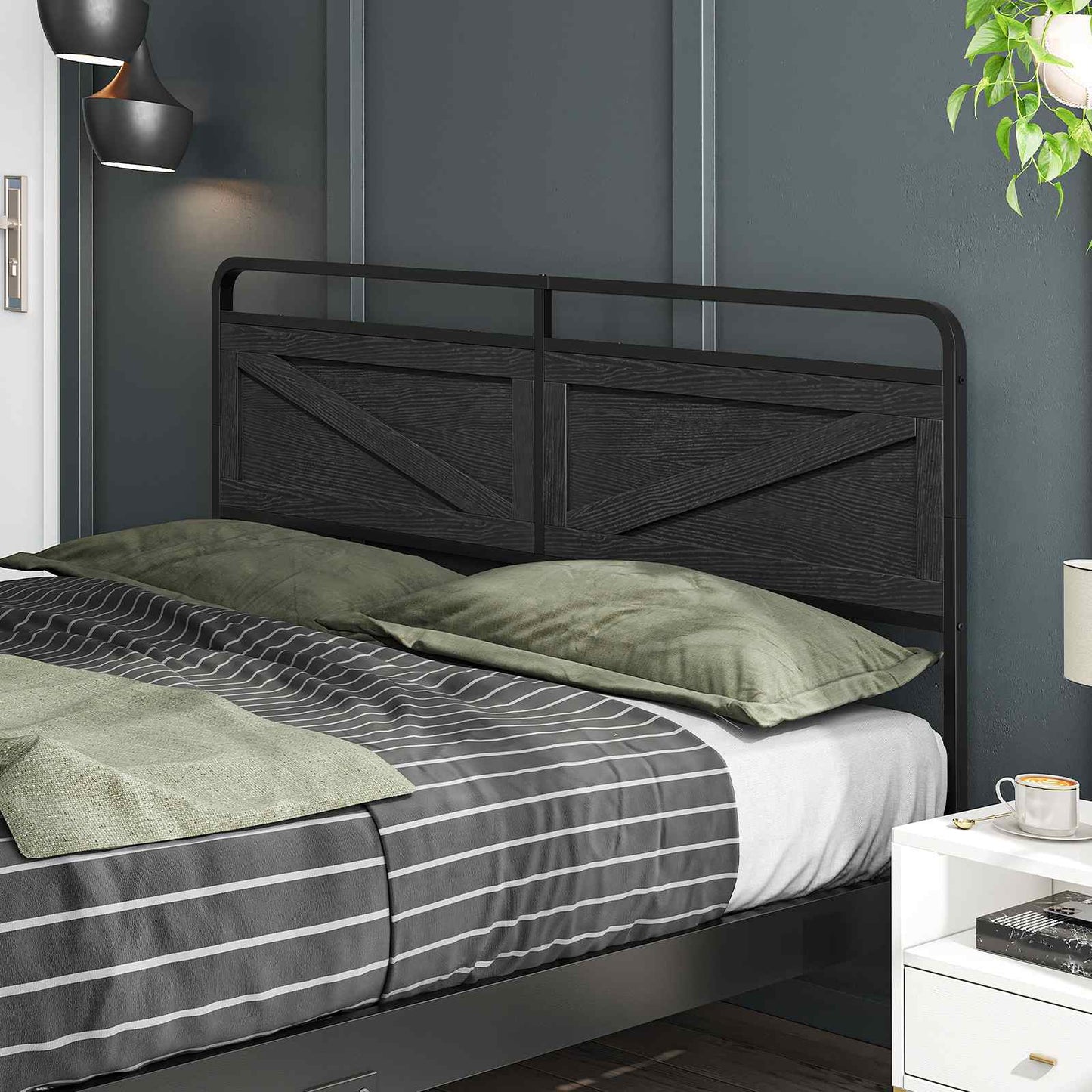 King Headboard - Black