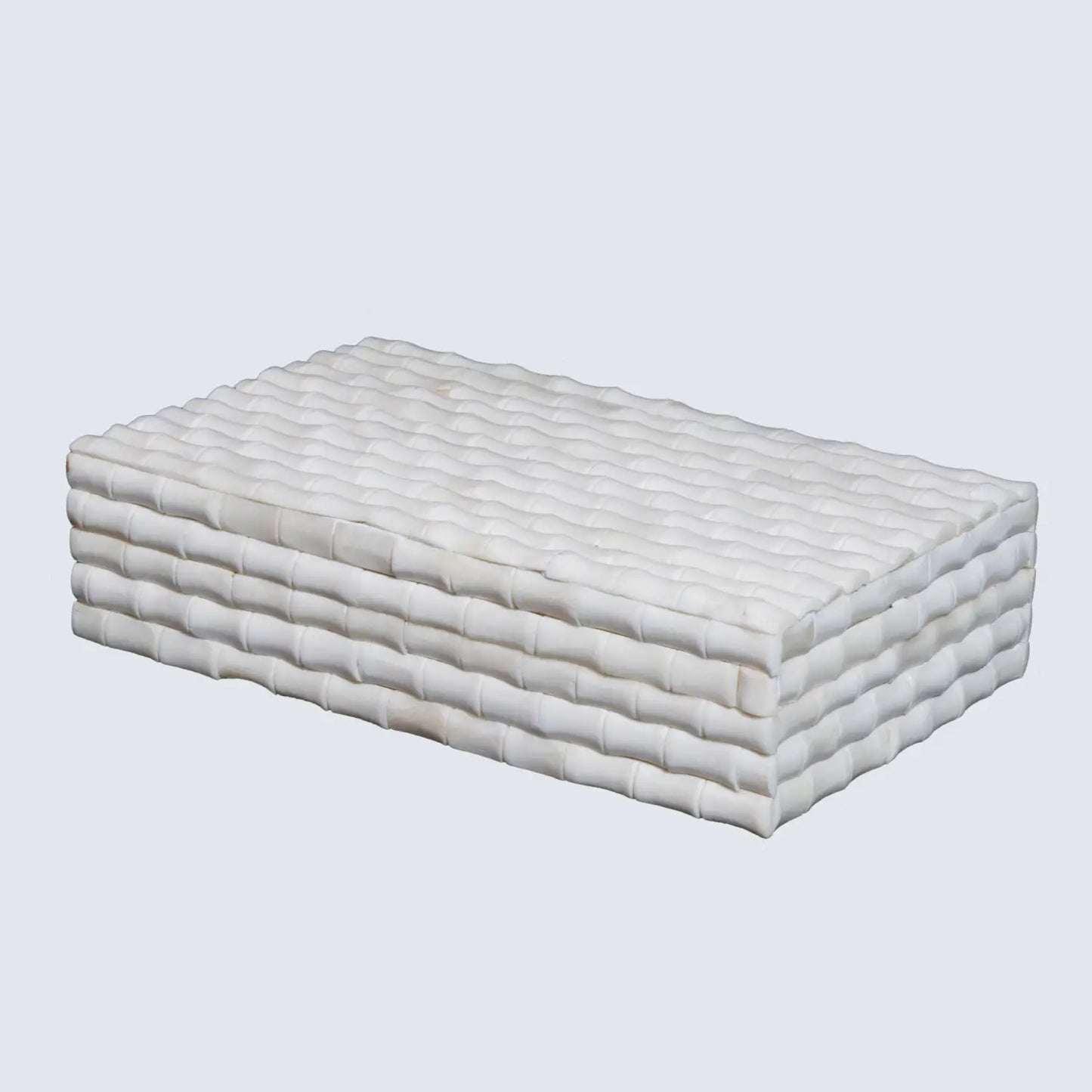 Ivory Bamboo Bone Inlay Decorative Storage Box in 7 Sizes