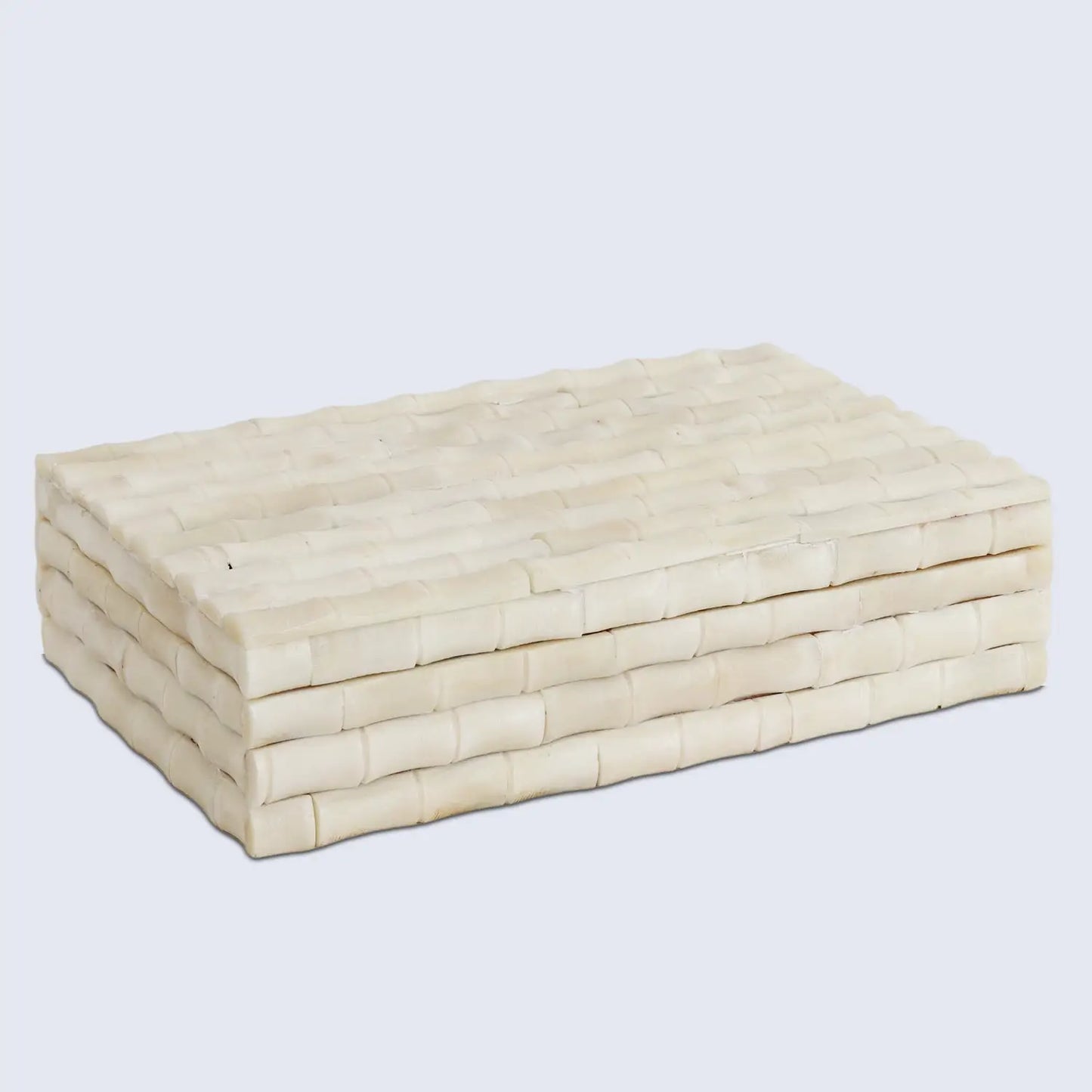 Ivory Bamboo Bone Inlay Decorative Storage Box in 7 Sizes