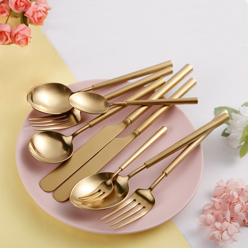 Barton Luxury Gold Cutlery Set