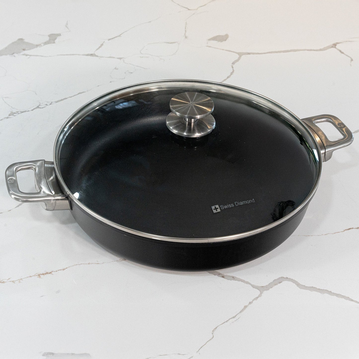 CHD Nonstick Sauteuse with Glass Lid